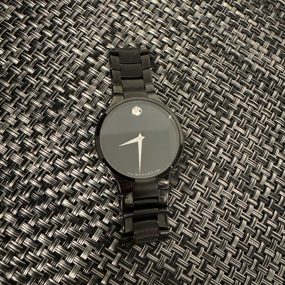 Movado Serio Watch 38mm Black